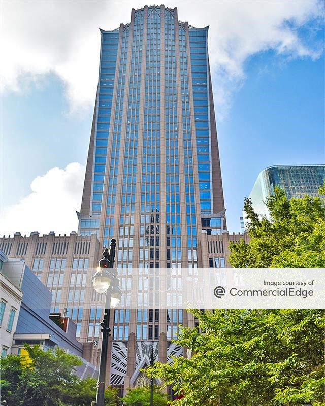 office space in Charlotte at Hearst Tower, soon to be Truist Center, at 214 North Tryon Street