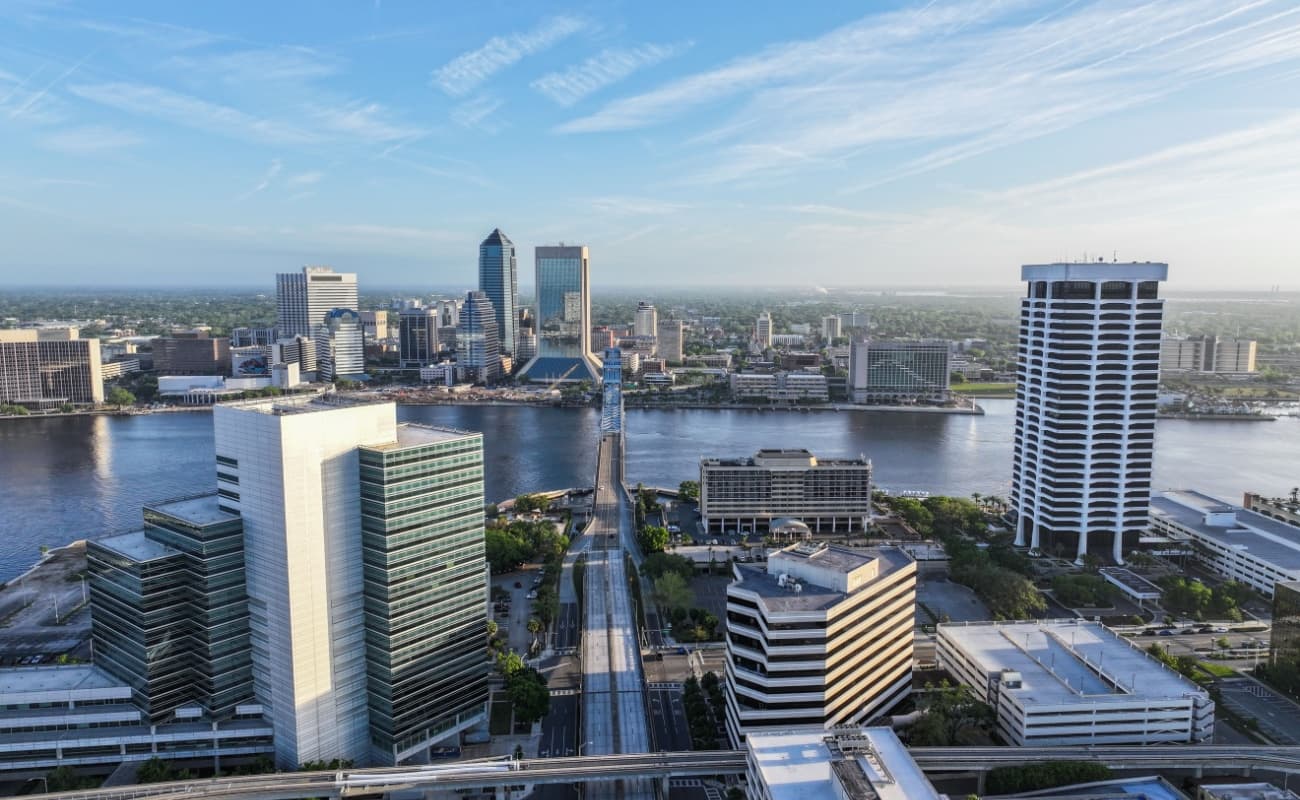 View across Jacksonville, Fla.