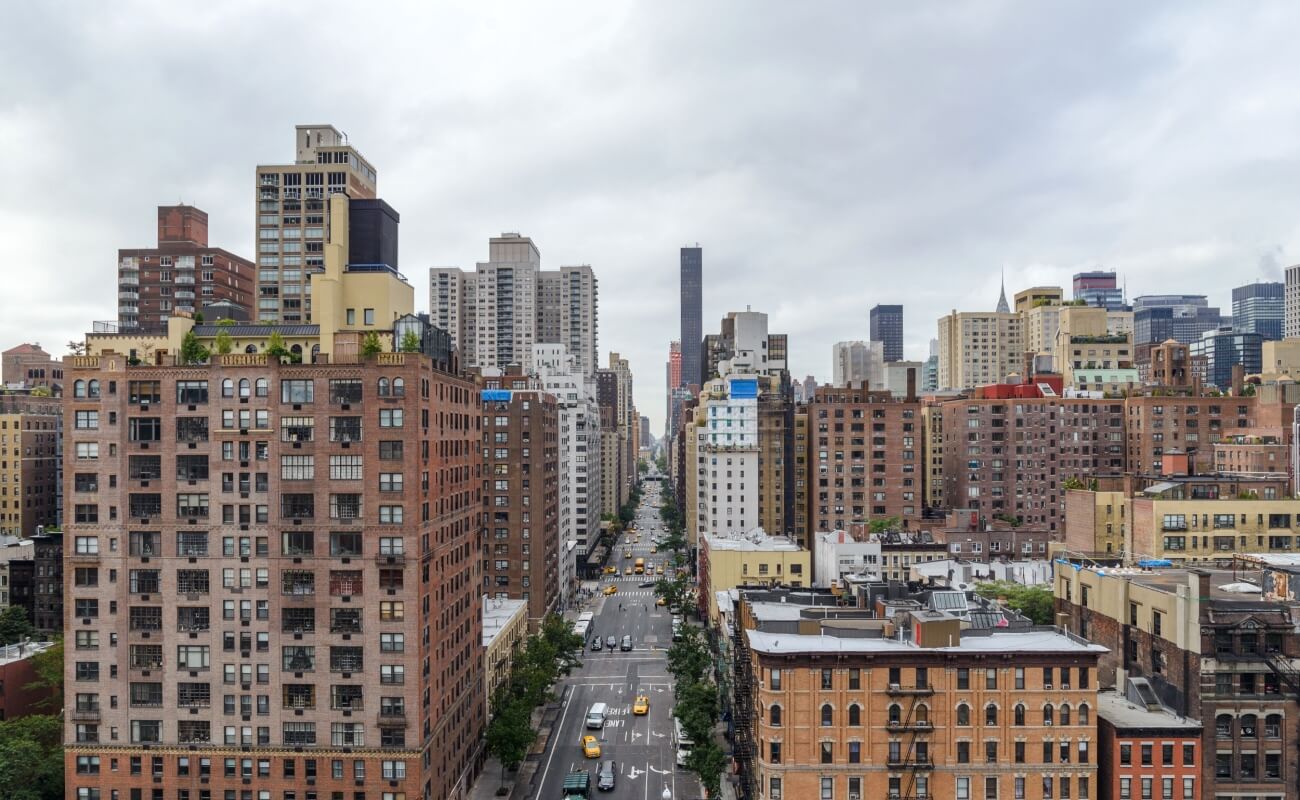 View of First Avenue in Manhattan, N.Y.