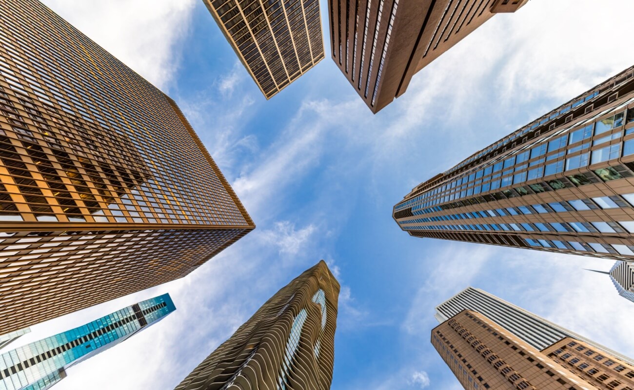 office tower buildings