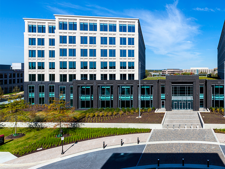 The National Cancer Insistute Headquarters is a 586,524-square-foot medical office building in Rockville, Md.