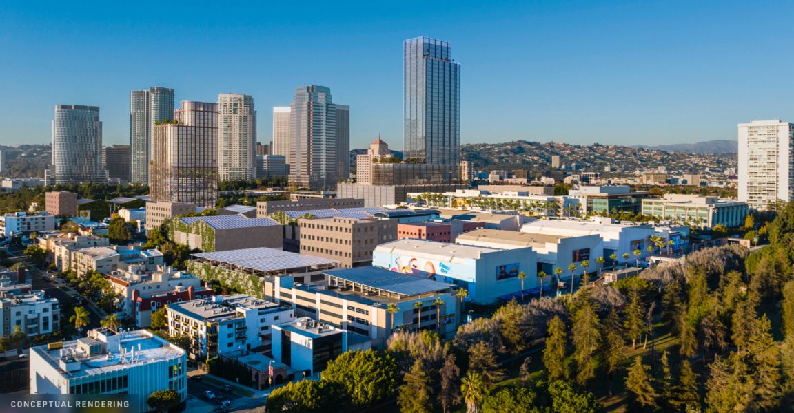 Fox Studio Lot conceptual rendering, Century City, Los Angeles