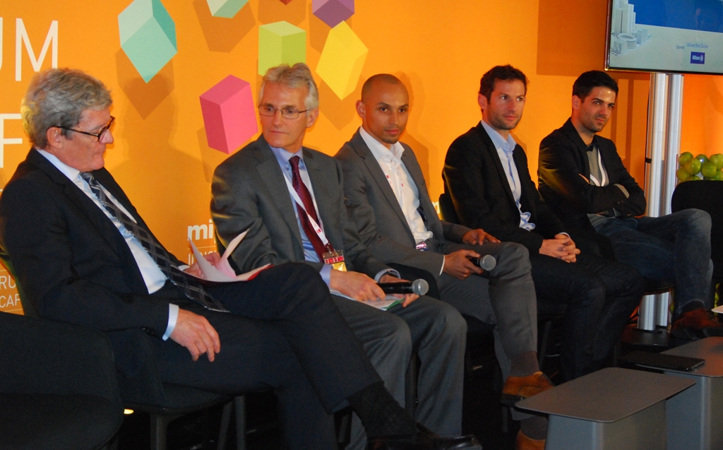 First left: Olivier Piani, Allianz Real Estate