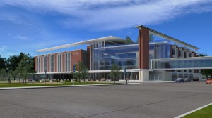 Henry Ford Hospital Cancer Facility rendering