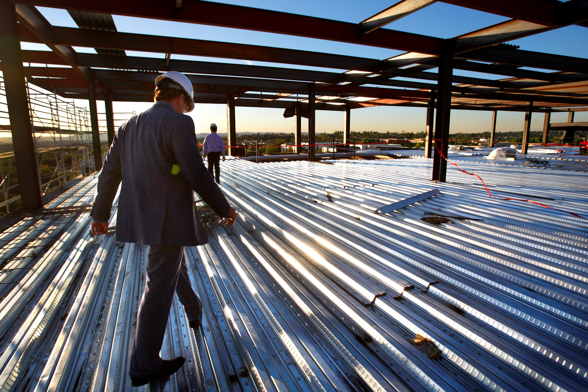 Ladera Sports Center Topping Out