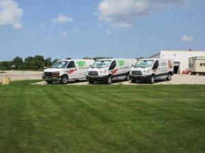 Moving Trucks at East Town Moving & Storage of Green Bay