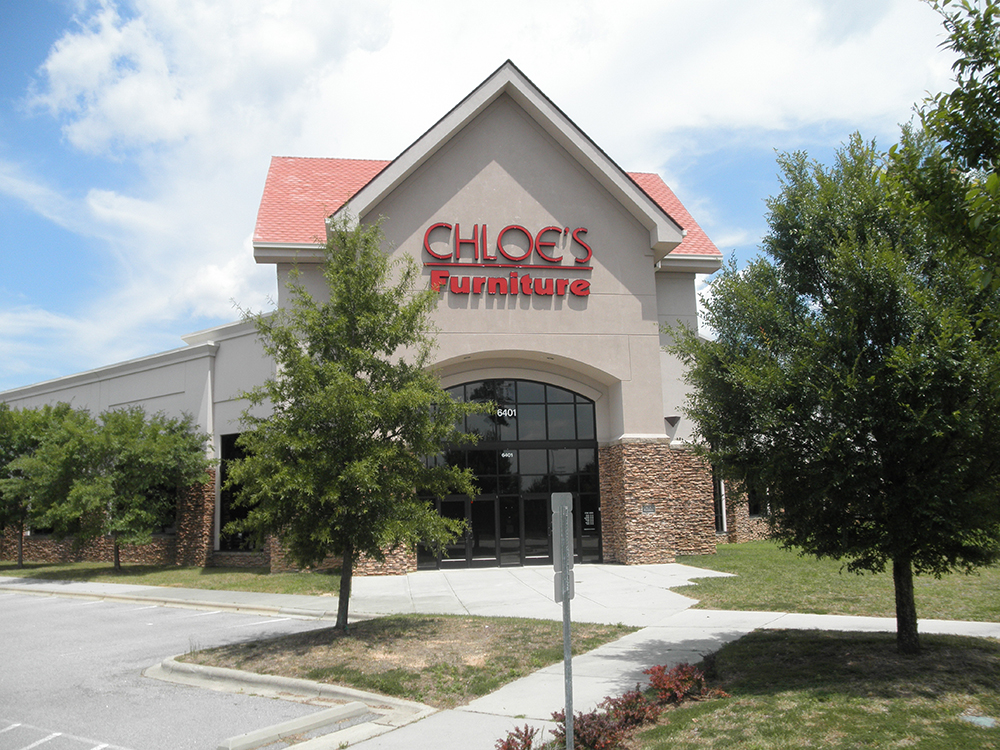 Former Chloe's Furniture Site at 6401 Town Center Drive