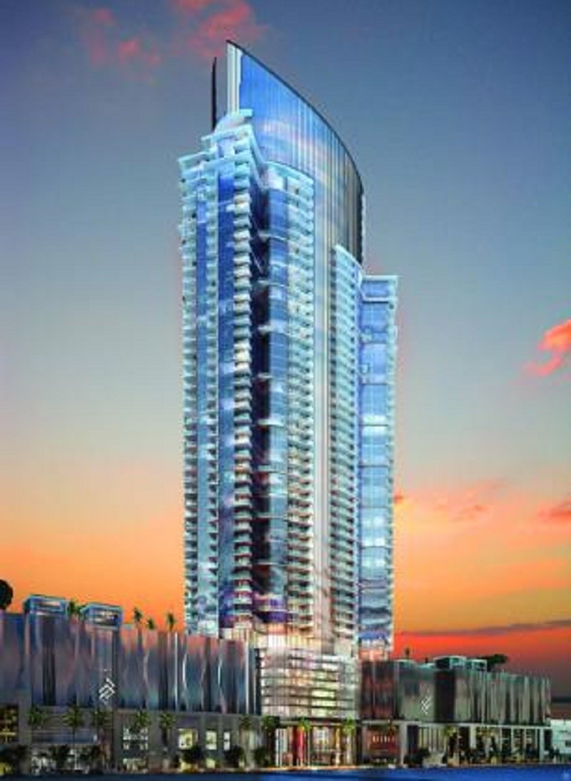 Rendering of Miami Worldcenter's signature luxury residential tower, PARAMOUNT Miami Worldcenter (PRNewsFoto/PARAMOUNT Miami Worldcenter)