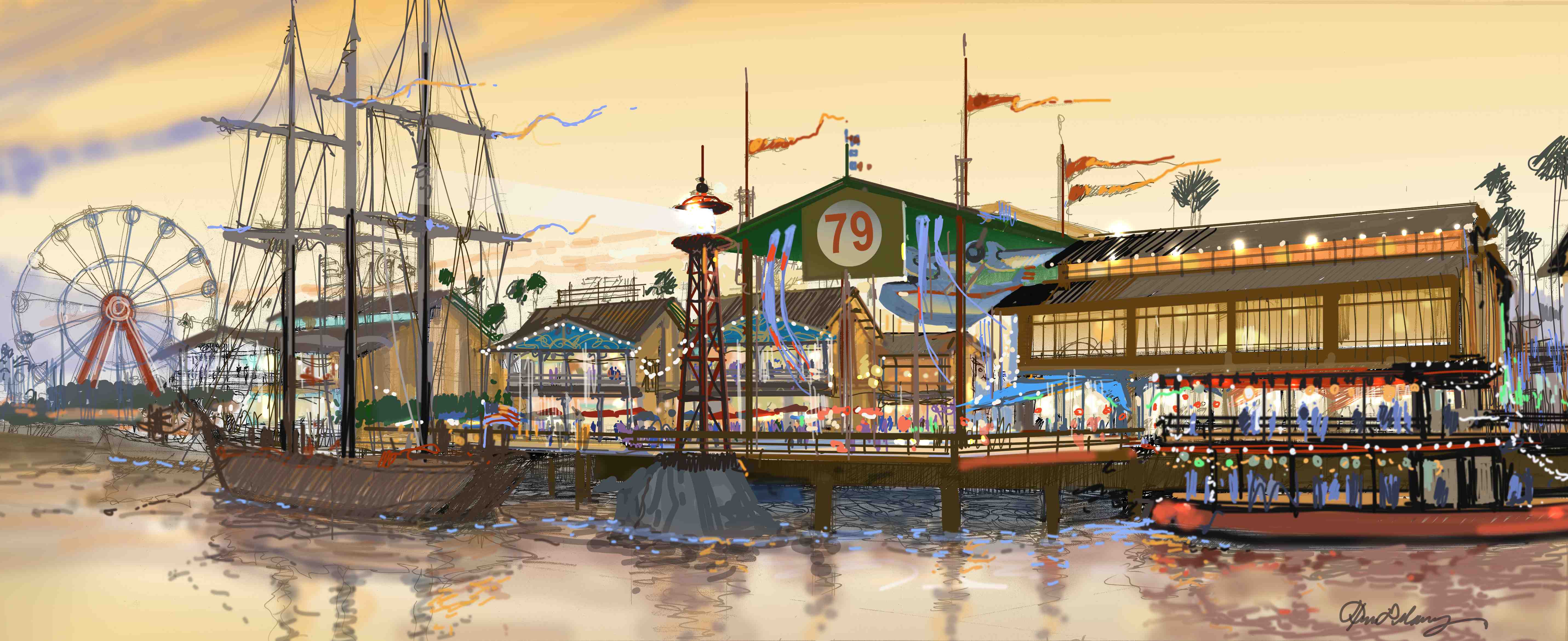 Rendering of the future San Pedro Public Market