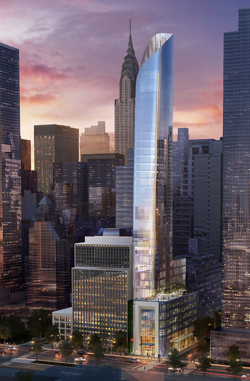A rendering of the new Turkevi Center, New York