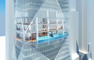 View of 15 Hudson Yards Amenity Floors
