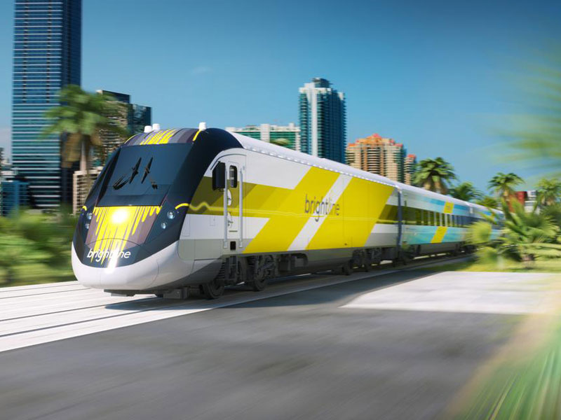 A rendering of the Brightline train, which will launch its first phase of service in mid-2017.