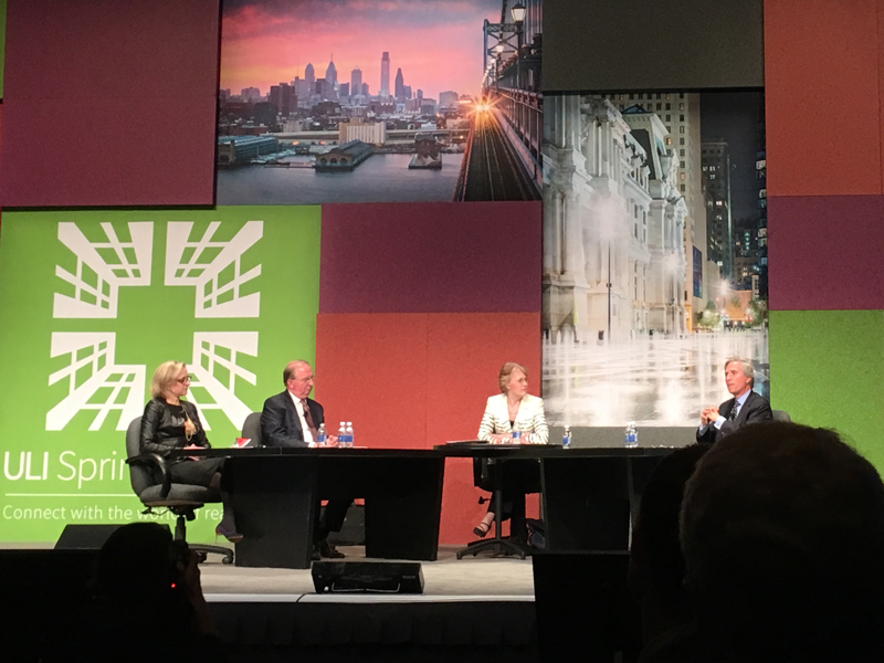 2016 ULI Spring Meeting, "Capital Markets: Where Are We Now and Where Are We Going?" Session (left to right: Greta Guggenheim, Bill Hankowsky, Connie Moore, Gerard Sweeney)