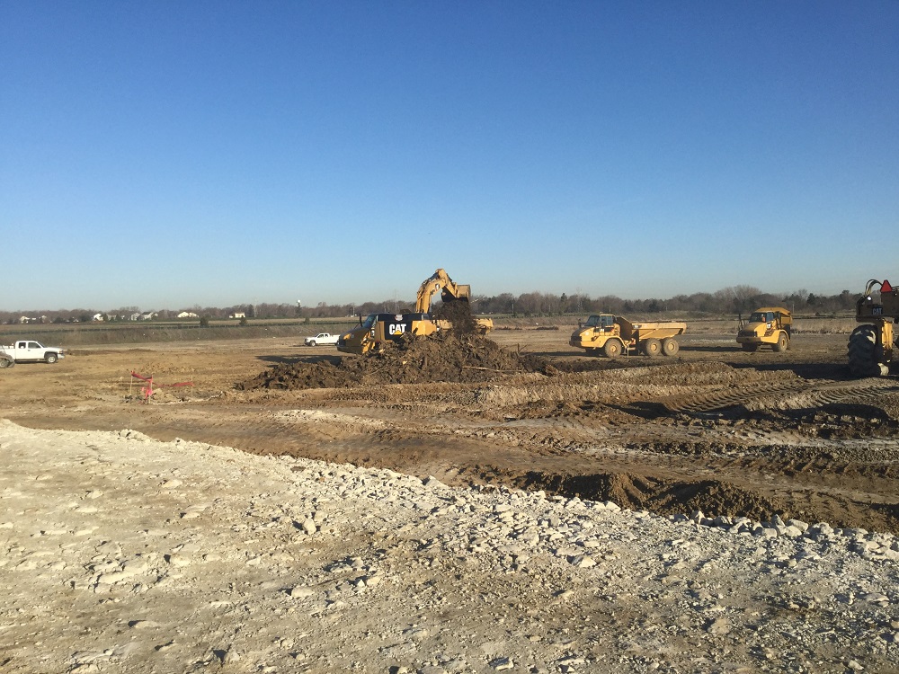 Construction underway on future IKEA distribution center in Joliet, Ill.