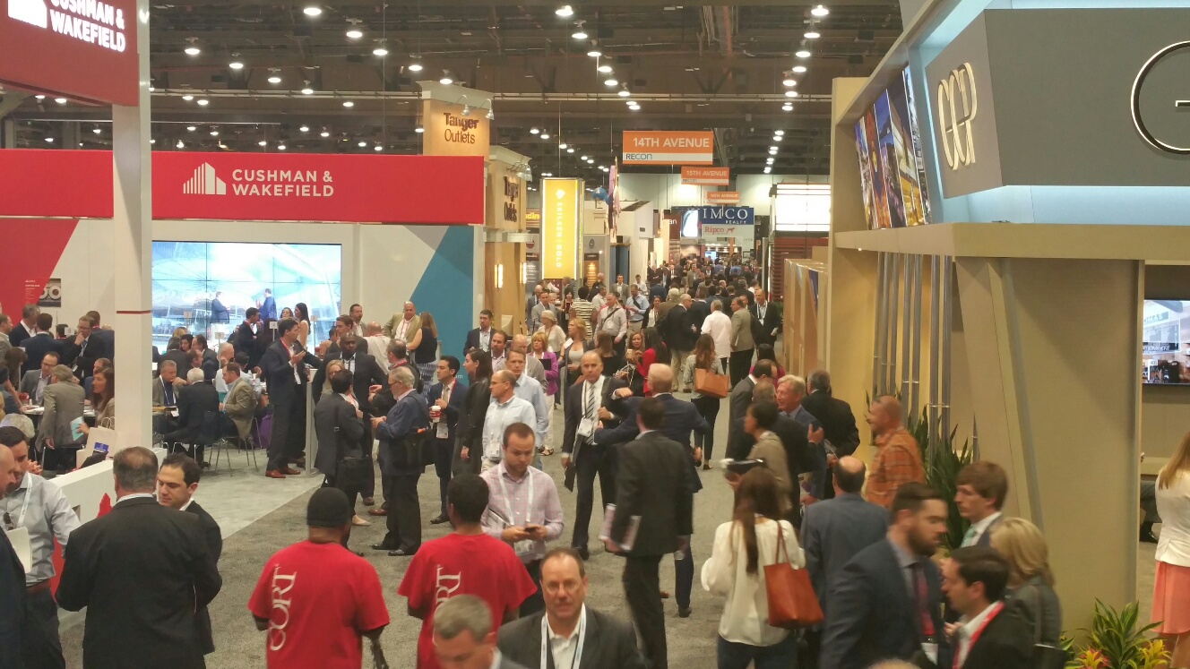 RECon attendees streamed through the Las Vegas Convention Center on Monday.