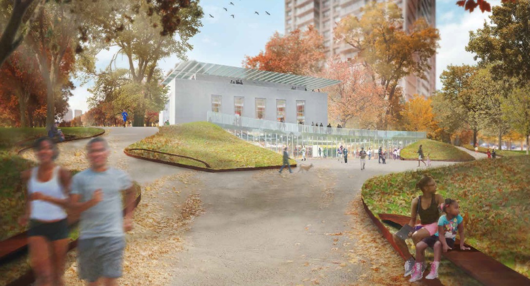 Brooklyn Strand, Brooklyn War Memorial rendering