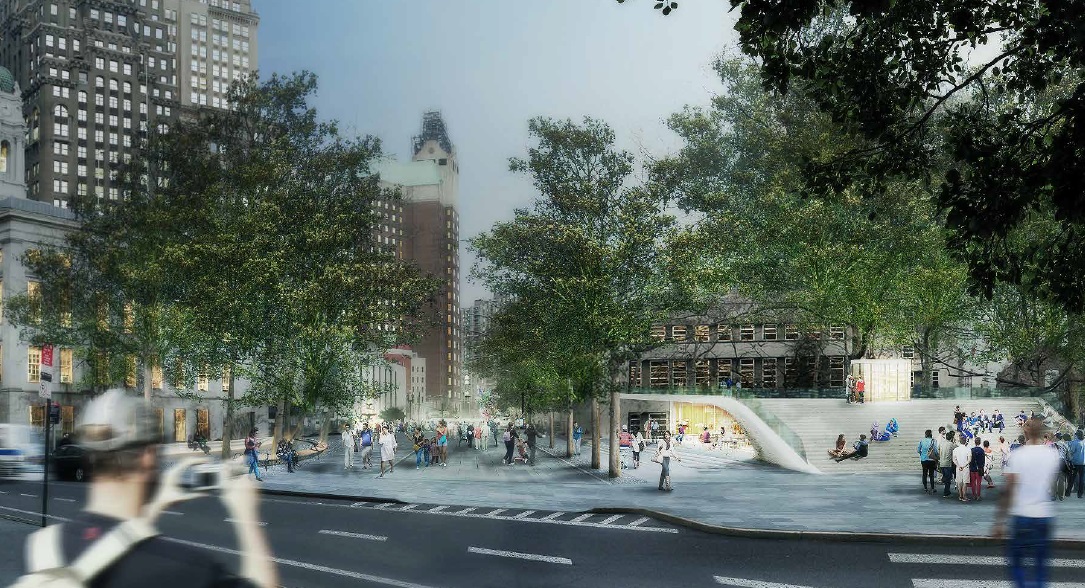 Brooklyn Strand, Columbus Park rendering