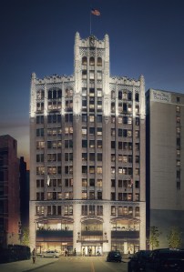 Rendering of Element Hotel at the Metropolitan Building