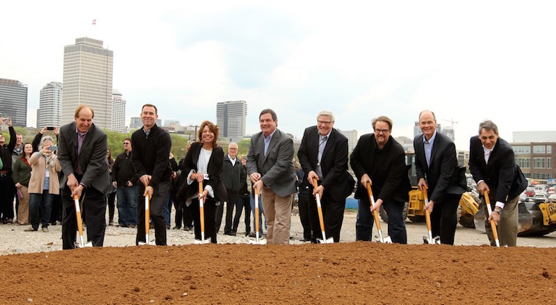 The groundbreaking for the Lifeway Christian Resources planned headquarters at