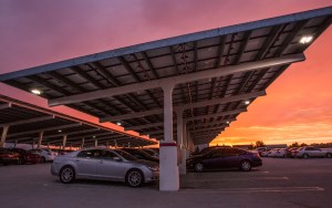 Carports with solar panels