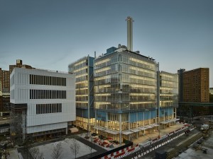Columbia University Manhattanville Campus, Lenfest Center for the Arts and Jerome L. Greene Science Center. Photograph by Columbia University, Frank Oudeman