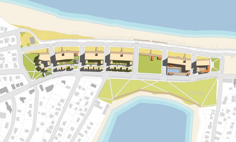 Proposed development concept, Nantasket Beach Revitalization Plan, Hull, Mass.