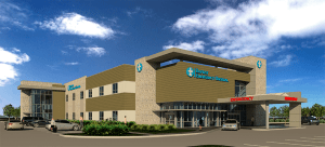 Rendering of Baptist Emergency Hospital in South San Antonio