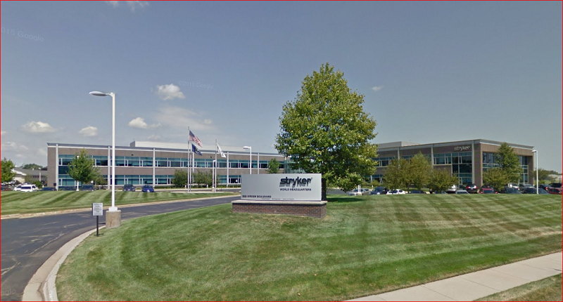 Stryker Co. Global Headquarters at 2825 Airview Boulevard, Kalamazoo, Mich.