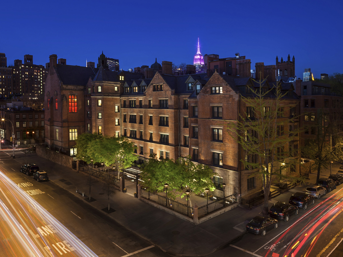 MCR Development converted a 19th-century seminary building into the High Line Hotel, a boutique property in Manhattan’s Chelsea neighborhood. Photo courtesy of MCR Development