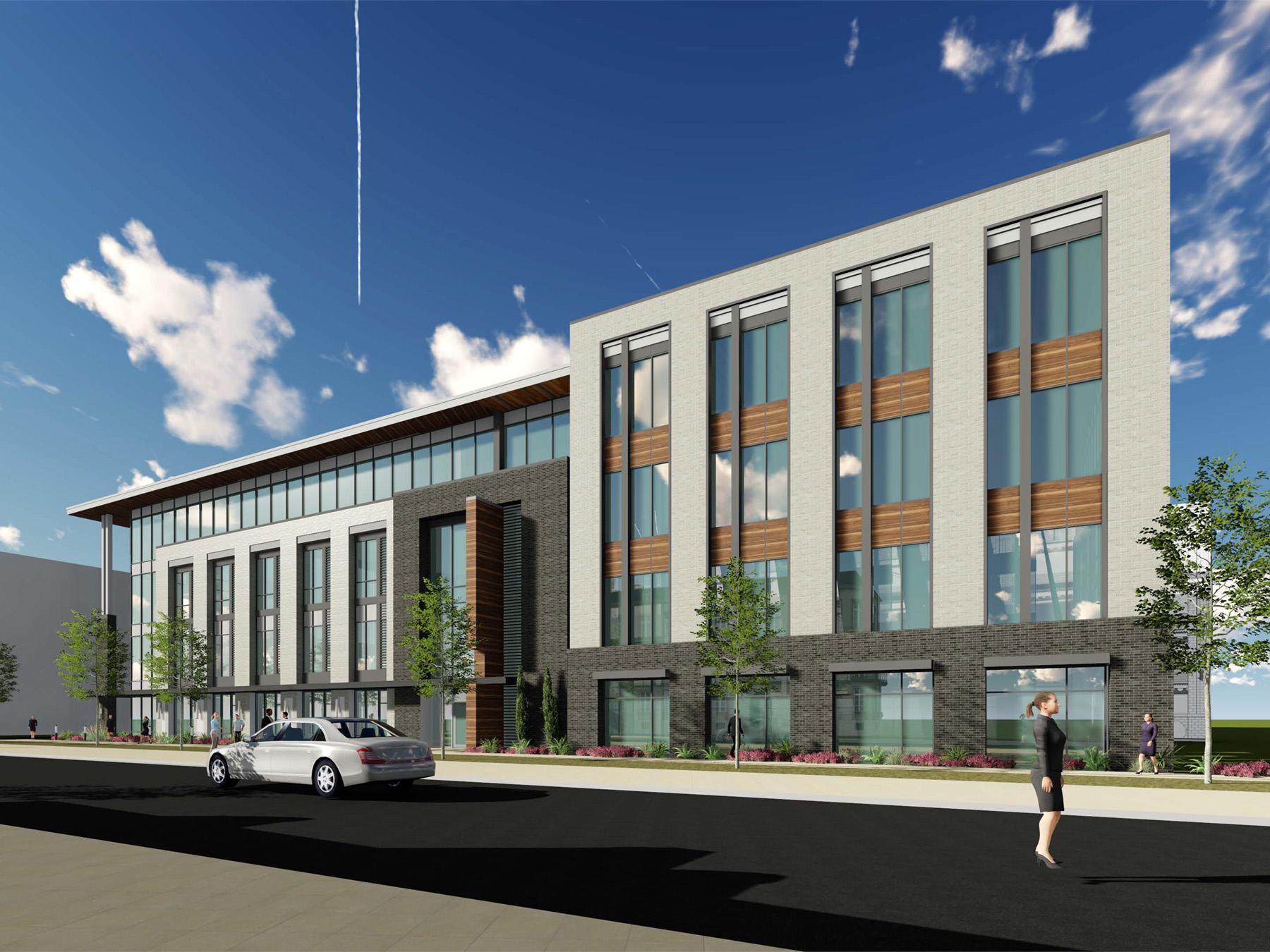 A rendering of Two Silver Crescent in Charlotte, N.C.