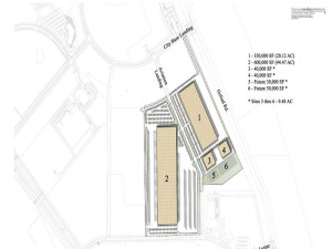 Plan for Brooks Business Park