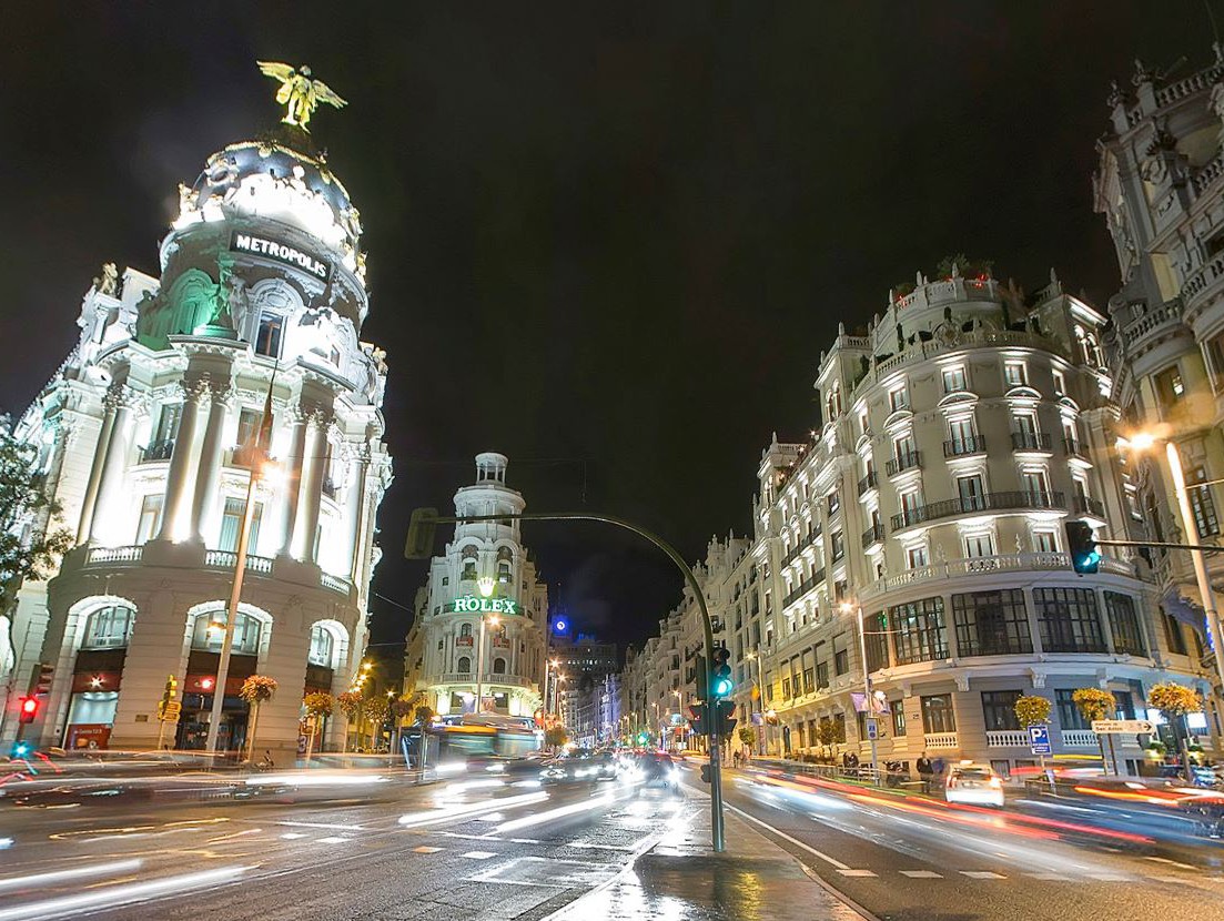 Gran Via, Madrid