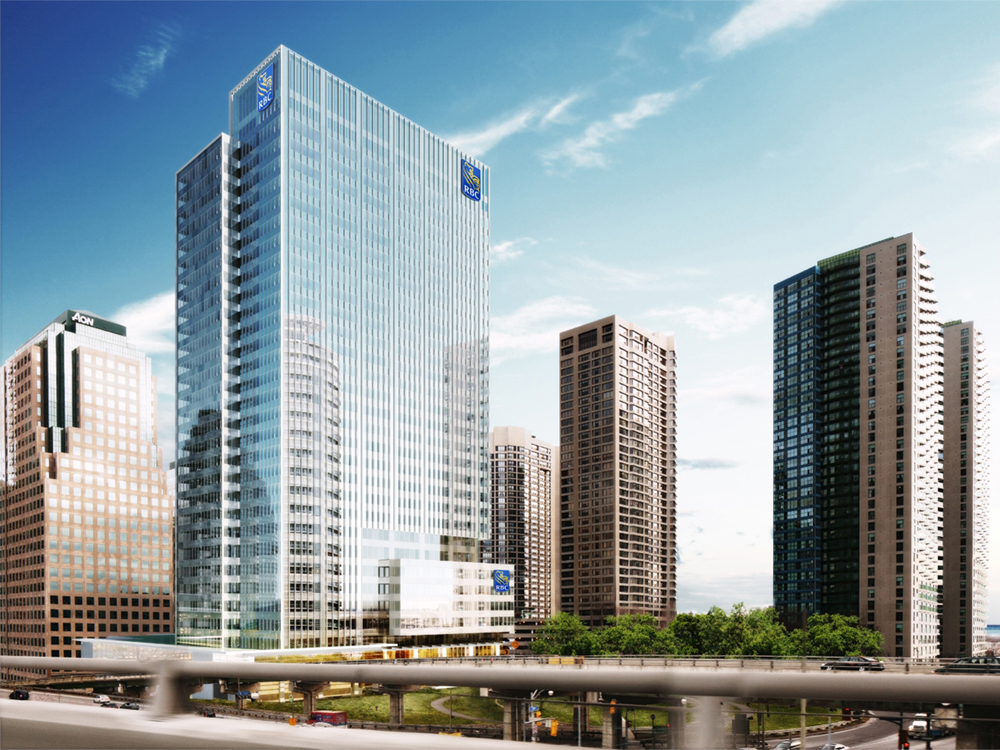 Oxford Properties’ RBC WaterPark Place III in Toronto serves as Cisco’s Canadian headquarters and is the first building in North America that runs 100 percent on the Cisco network. Interior photo by Michael Muraz, Both images courtesy of Oxford Properties Group