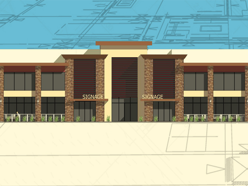 A rendering of Seven Hills Plaza Building IV in Henderson, Nev.
