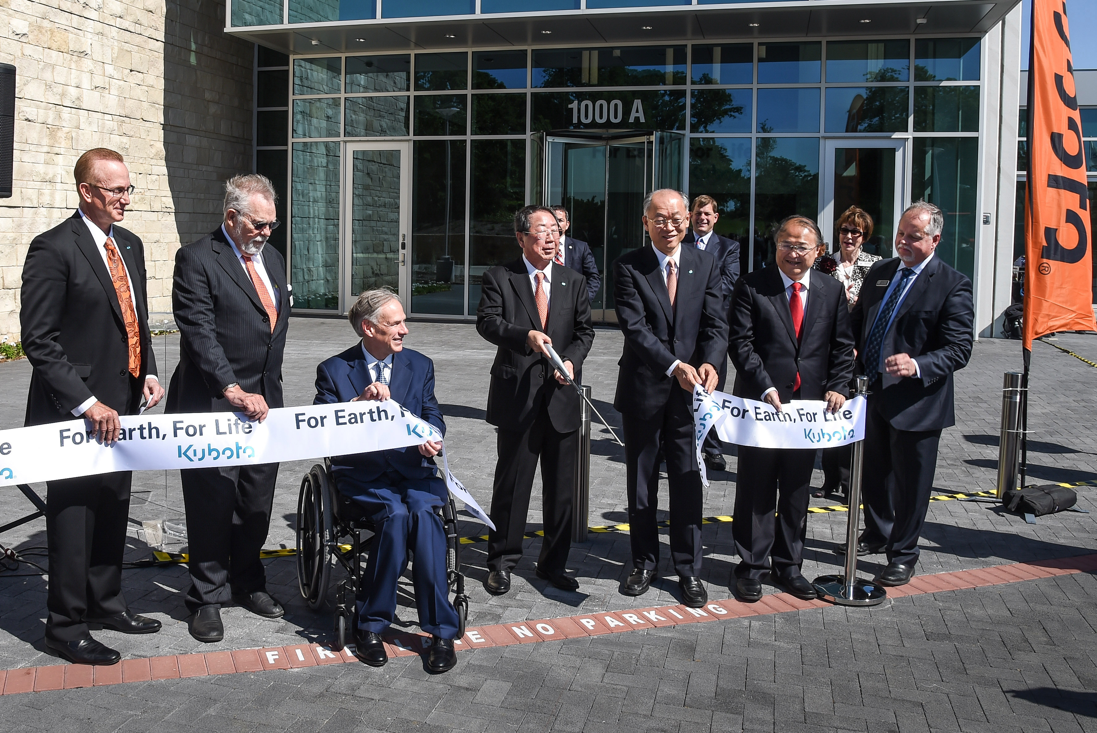 Ribbon cutting ceremony for the new headquarters