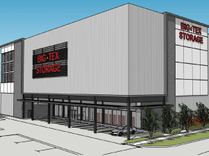 Rendering of Big Tex's Garden Oaks Facility