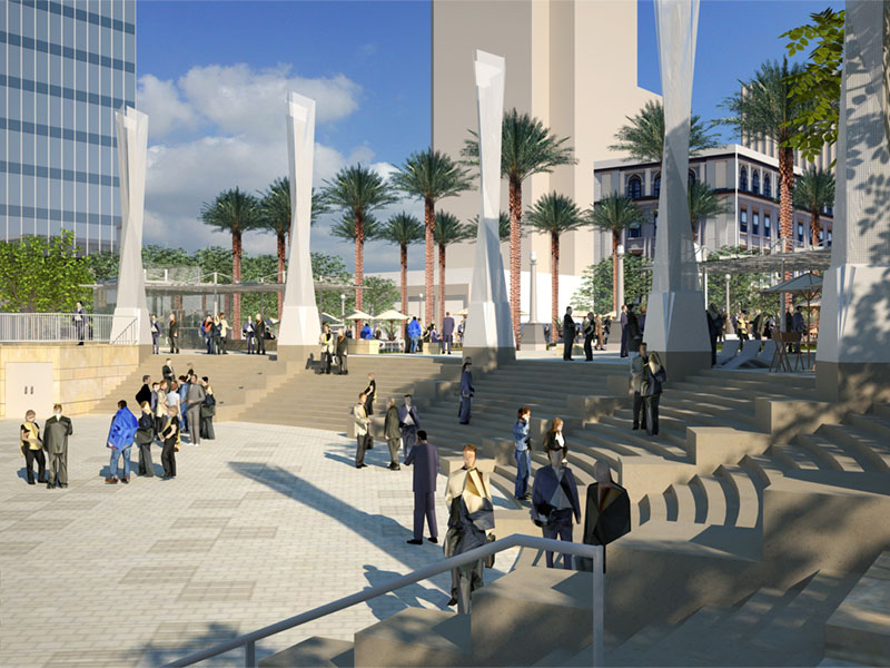 Horton Plaza Park, Image courtesy of Carrier Johnson + Culture 