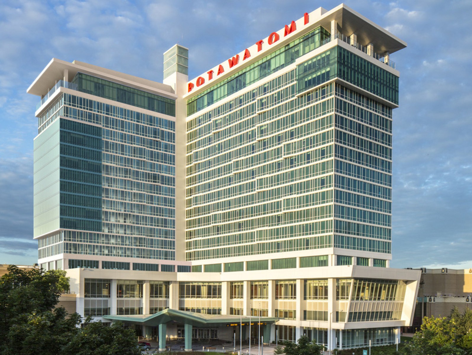 Potawatomi Hotel Expansion rendering