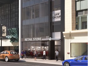 Rendering of 6-8 S. Clark St., Chicago