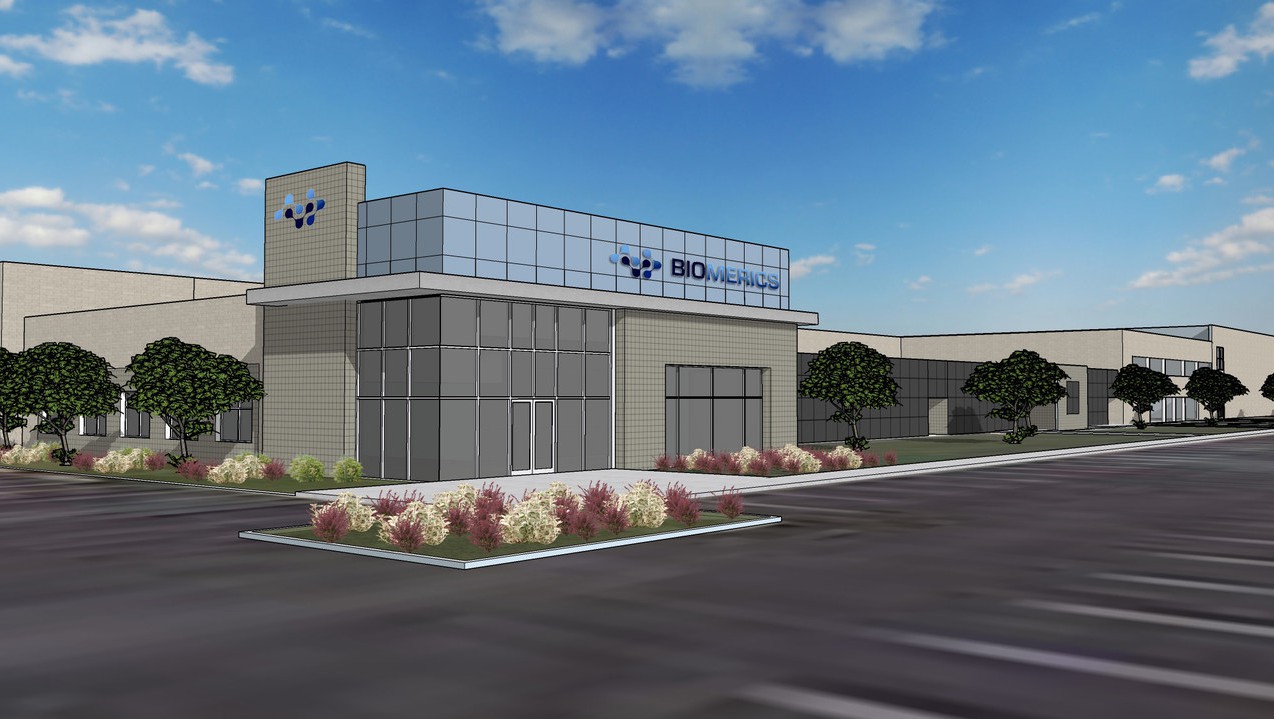 Rendering of Biomerics facility, Salt Lake City