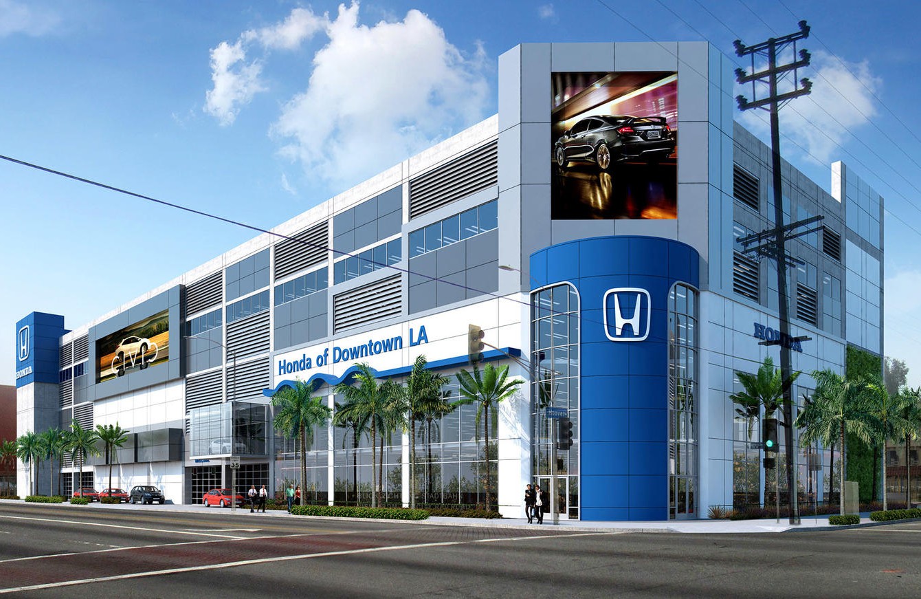 Rendering of Honda of Downtown Los Angeles
