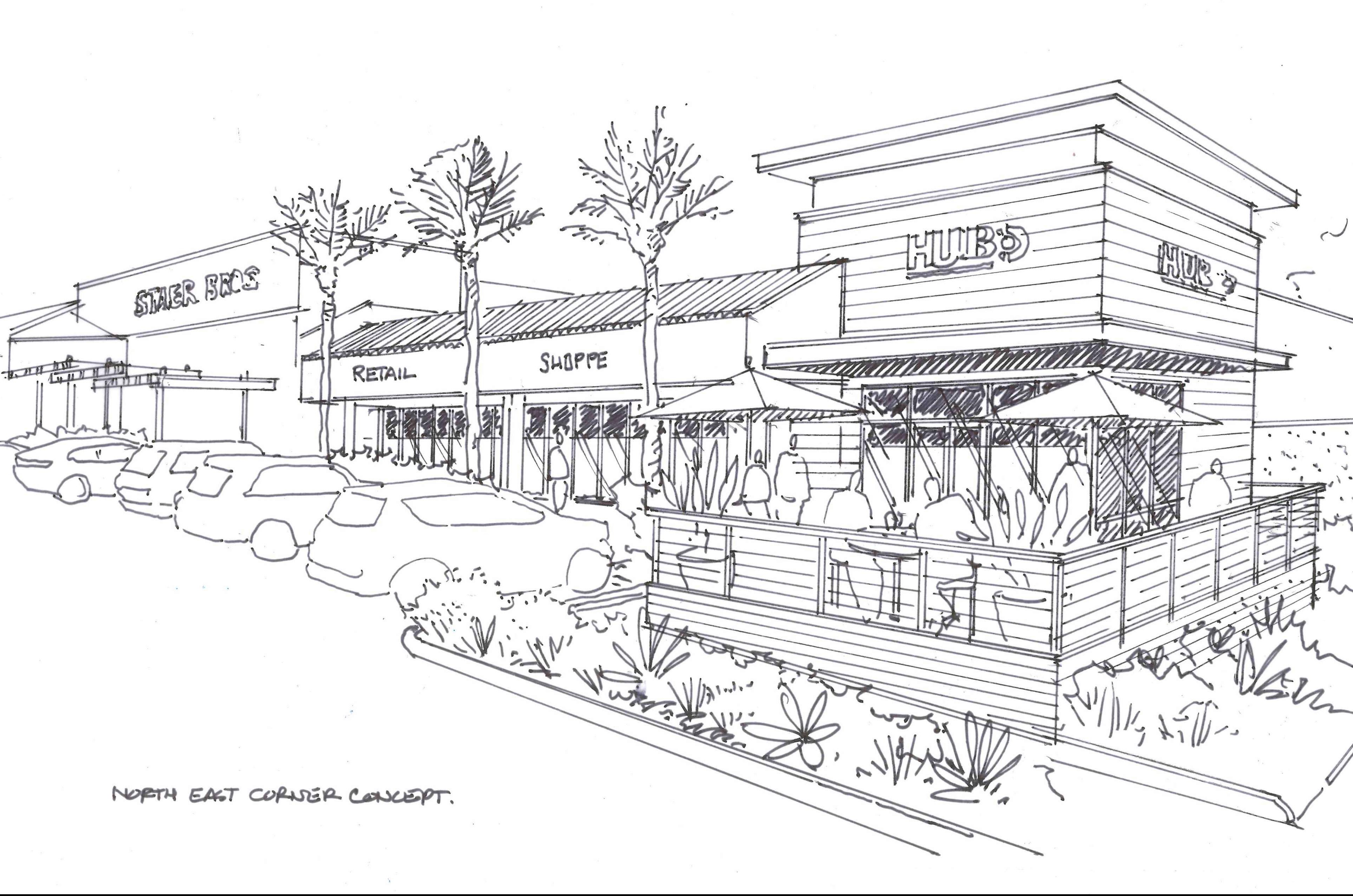 Rendering of Temescal Village, Corona, Calif.