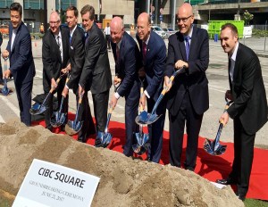 CIBC ground breaking at 81 Bay St.