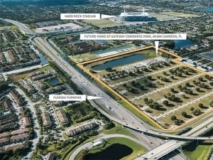 Gateway Commerce Park, aerial view