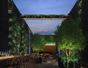 Cachet Boutique NYC courtyard