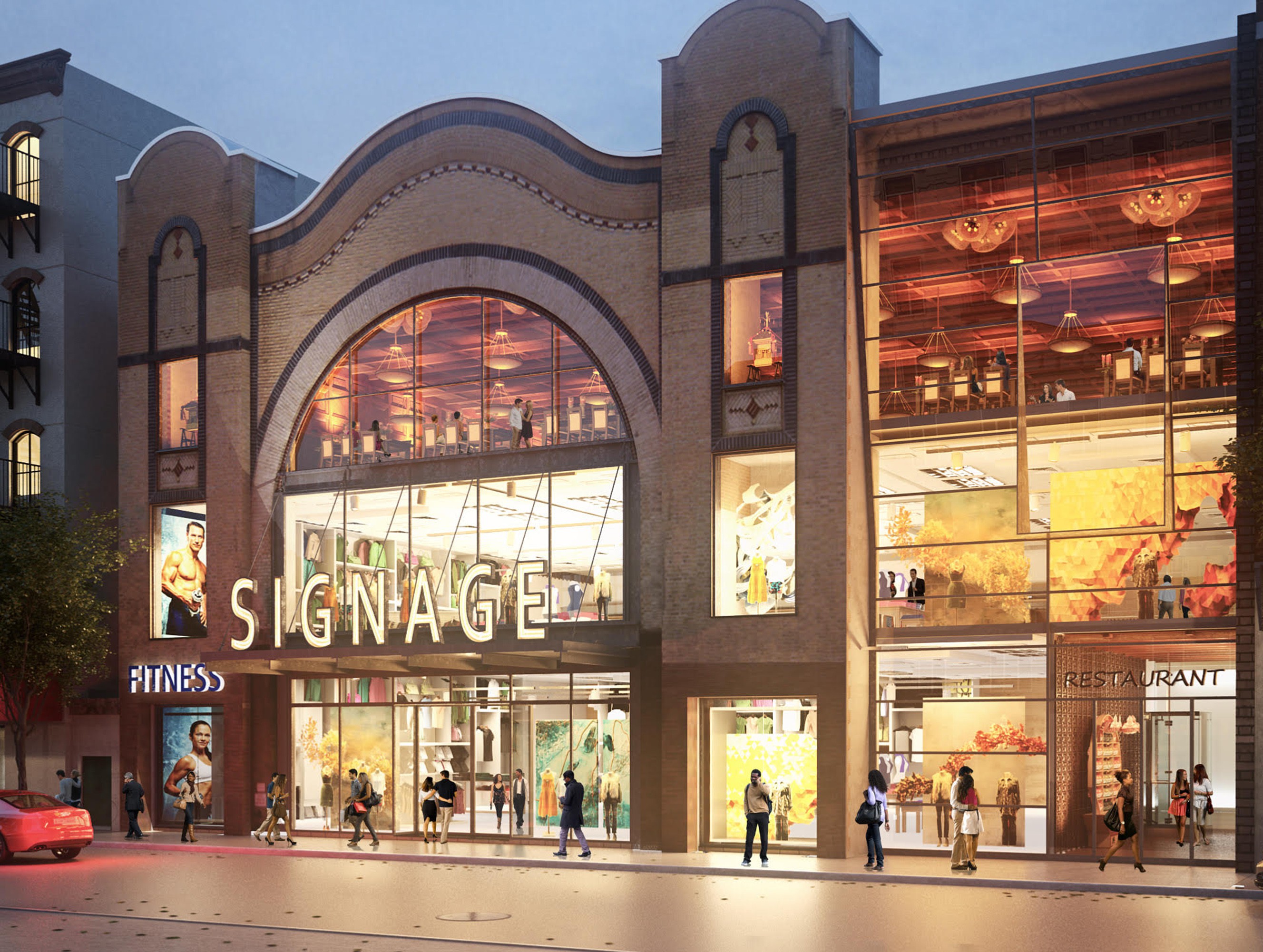 Rendering of Sunshine Cinema redevelopment in Manhattan