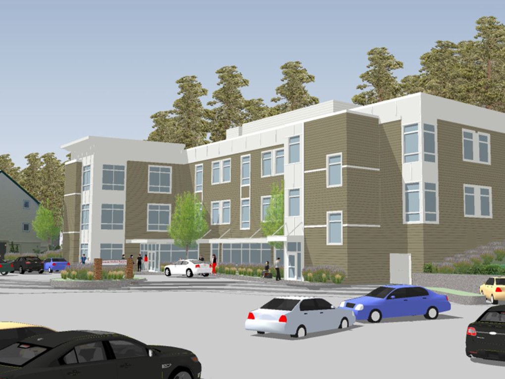 Rendering of LincolnHealth facility, Damariscotta, Maine