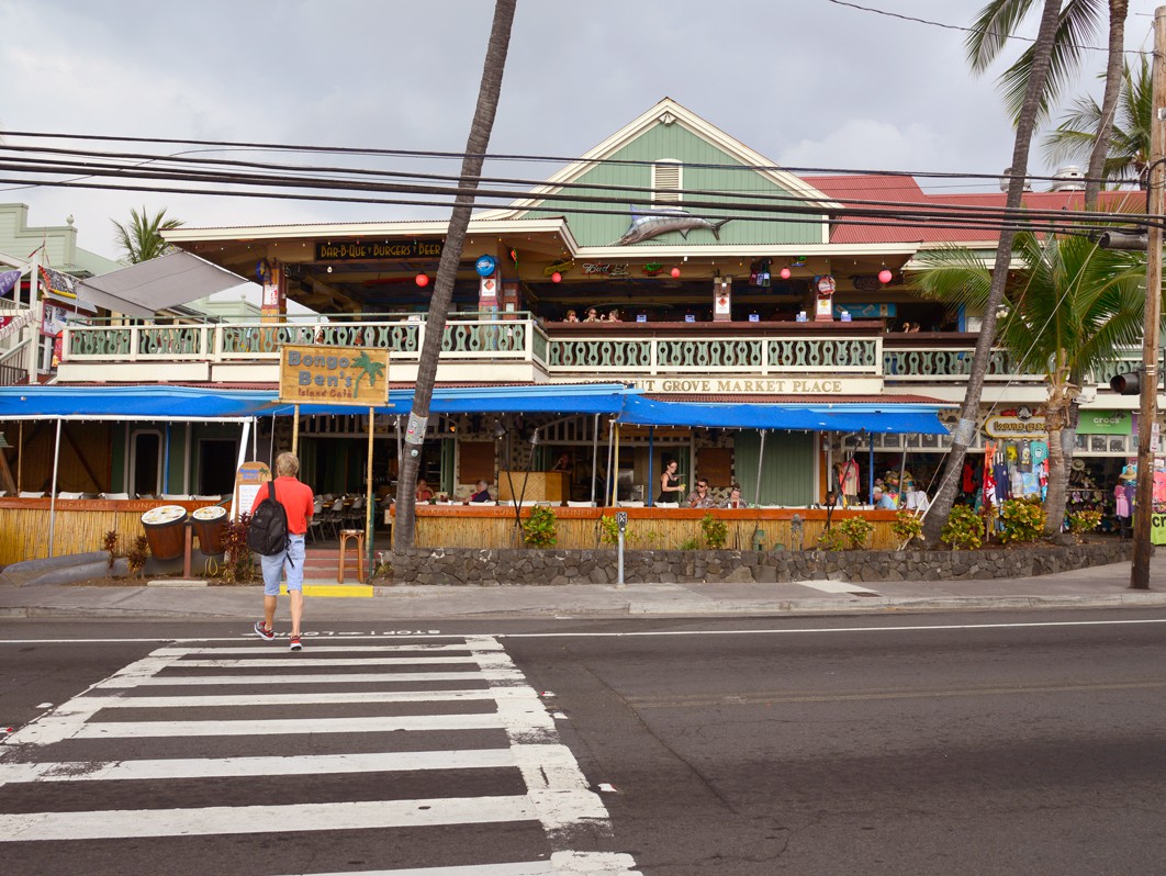 Coconut Grove in Kailua-Kona, Hawaii