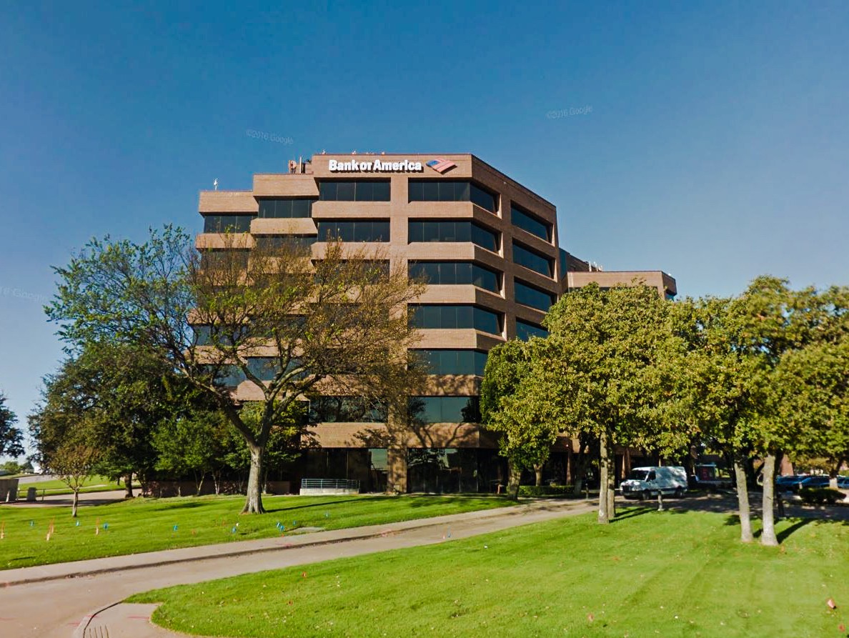 The Bank of America Building in Arlington, Texas