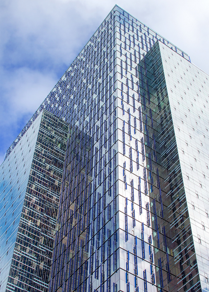 Tower 2 of Amazon's Seattle headquarters (Photo courtesy of Mitchell Haindfield via Flickr)